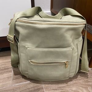 Fawn The Original Diaper Bag - sage green